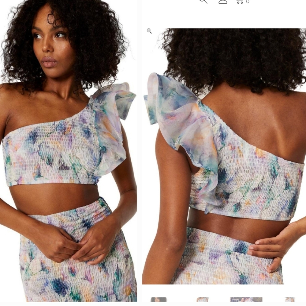 Misa Abstract Watercolor Top